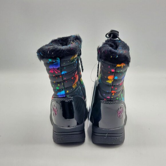 Totes Toddler Reena Black Waterproof Boots‎ Size 7T - Picture 4 of 7